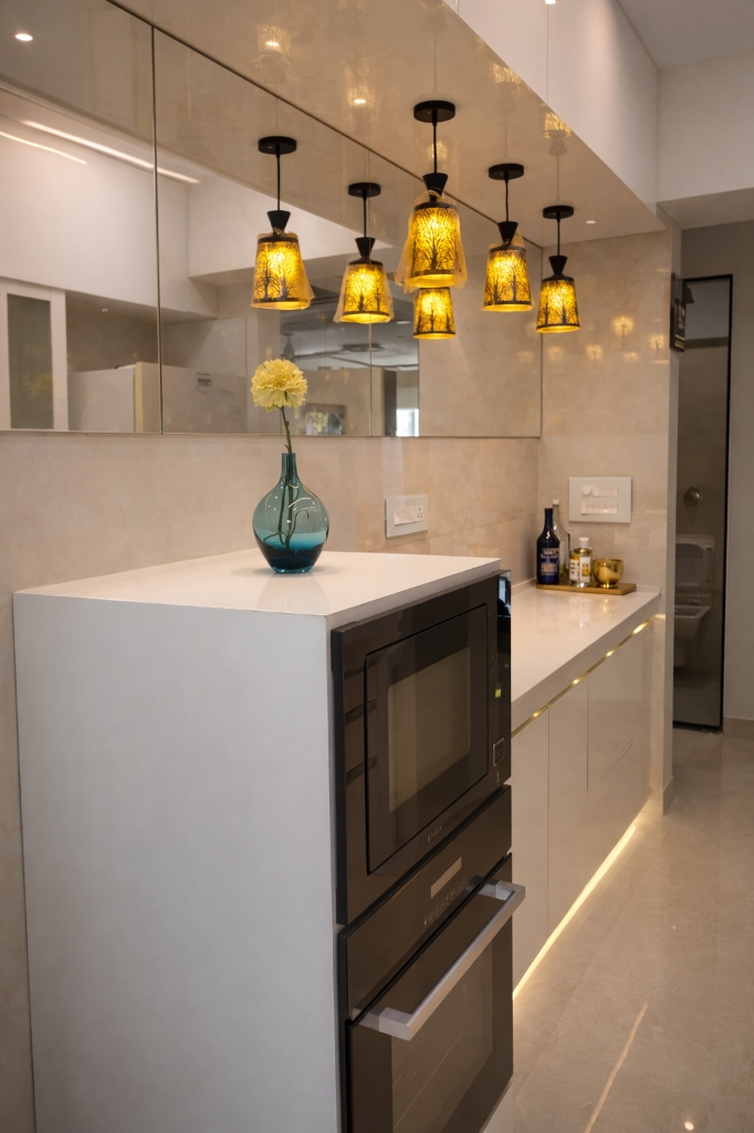 Kitchen Counter with Appliances